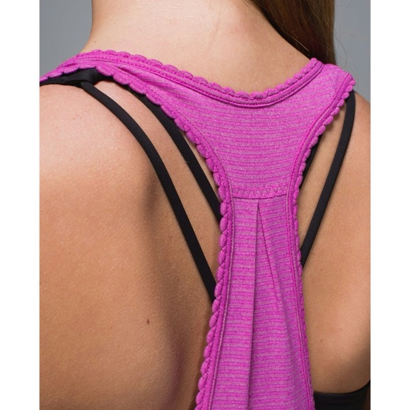 Lululemon 105 F Singlet Heathered Ultra Violet 8 - Picture 5 of 10